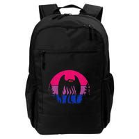Retro Bi Mothman Bisexual Pride Point Pleasant Cryptid Backpack