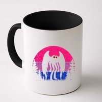 Retro Bi Mothman Bisexual Pride Point Pleasant Cryptid Mug
