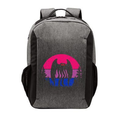 Retro Bi Mothman Bisexual Pride Point Pleasant Cryptid Vector Backpack