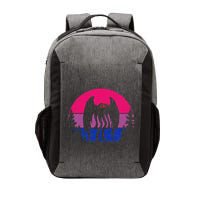 Retro Bi Mothman Bisexual Pride Point Pleasant Cryptid Vector Backpack