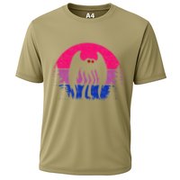 Retro Bi Mothman Bisexual Pride Point Pleasant Cryptid Performance Shirt