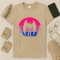 Retro Bi Mothman Bisexual Pride Point Pleasant Cryptid T-Shirt