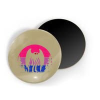 Retro Bi Mothman Bisexual Pride Point Pleasant Cryptid Magnet