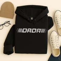 Racing Birthday Matching Family Race Car Pit Crew Dada Hoodie