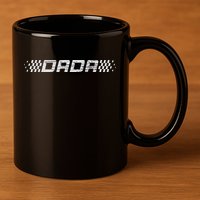 Racing Birthday Matching Family Race Car Pit Crew Dada 11oz C Handle Ceramic Mug
