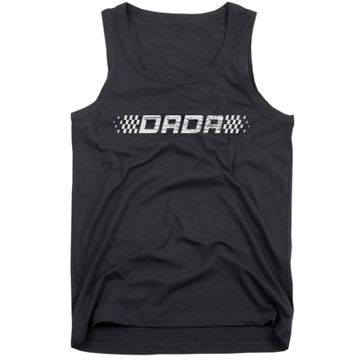 Racing Birthday Matching Family Race Car Pit Crew Dada Tank Top