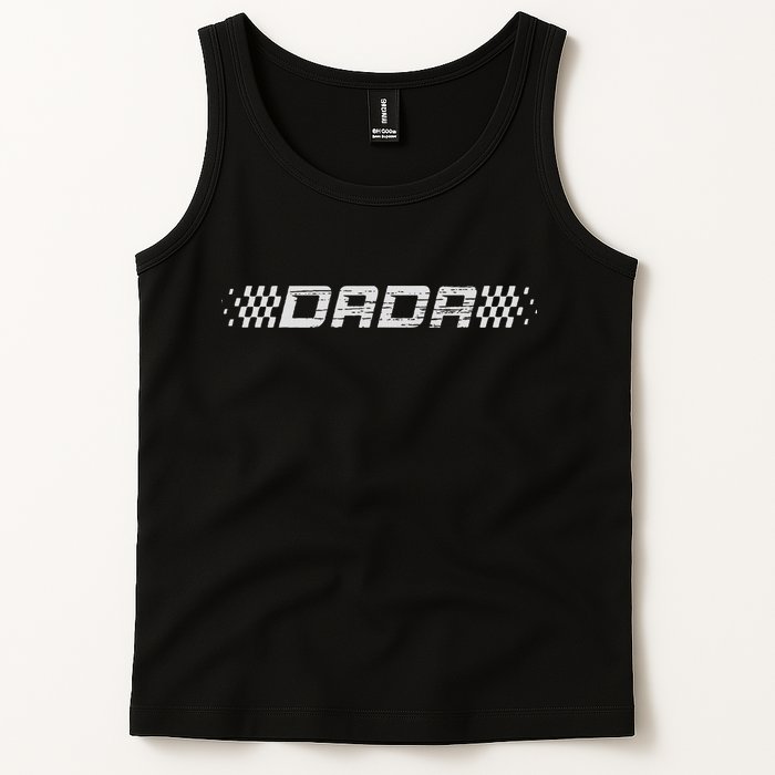 Racing Birthday Matching Family Race Car Pit Crew Dada Tank Top