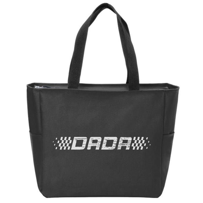 Racing Birthday Matching Family Race Car Pit Crew Dada Zip Tote Bag