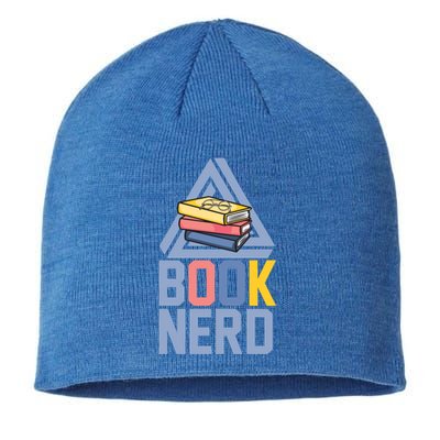 Reading Book Nerd Bookaholic Bookworm Retro Librarian Cute Gift Sustainable Beanie