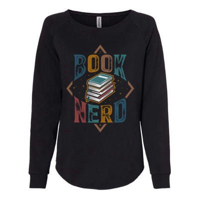 Reading Book Nerd Bookaholic Bookworm Retro Librarian Gift Womens California Wash Sweatshirt