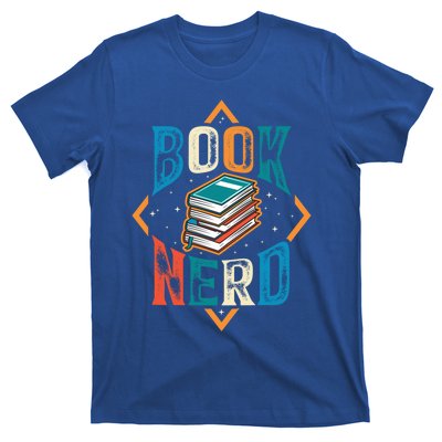 Reading Book Nerd Bookaholic Bookworm Retro Librarian Funny Gift T-Shirt