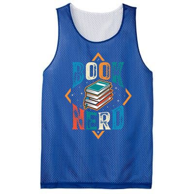 Reading Book Nerd Bookaholic Bookworm Retro Librarian Funny Gift Mesh Reversible Basketball Jersey Tank