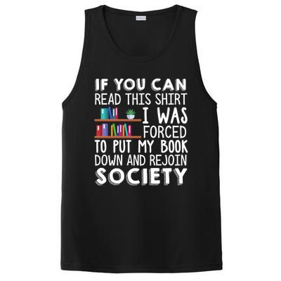 Reading Books Novels Funny PosiCharge Competitor Tank