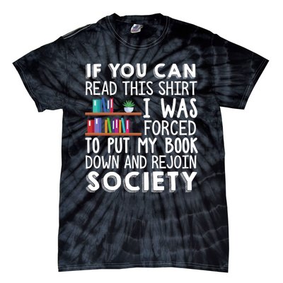 Reading Books Novels Funny Tie-Dye T-Shirt