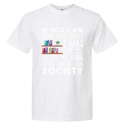 Reading Books Novels Funny Garment-Dyed Heavyweight T-Shirt