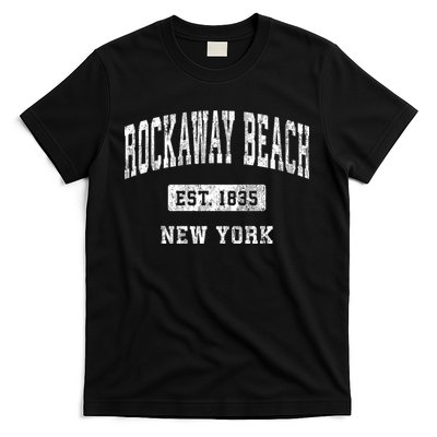 Rockaway Beach New York Ny Vintage Athletic Sports T-Shirt