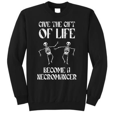 Rpg Become Necromancer Funny Gamer Sweatshirt