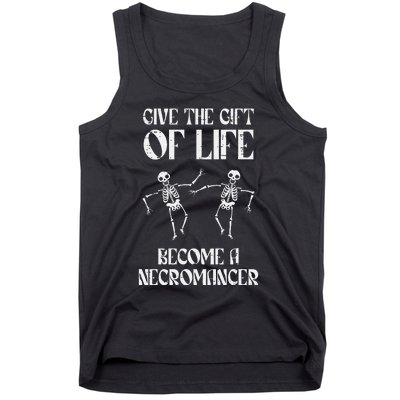 Rpg Become Necromancer Funny Gamer Tank Top