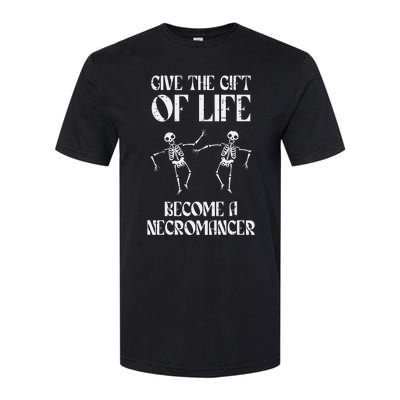 Rpg Become Necromancer Funny Gamer Softstyle CVC T-Shirt