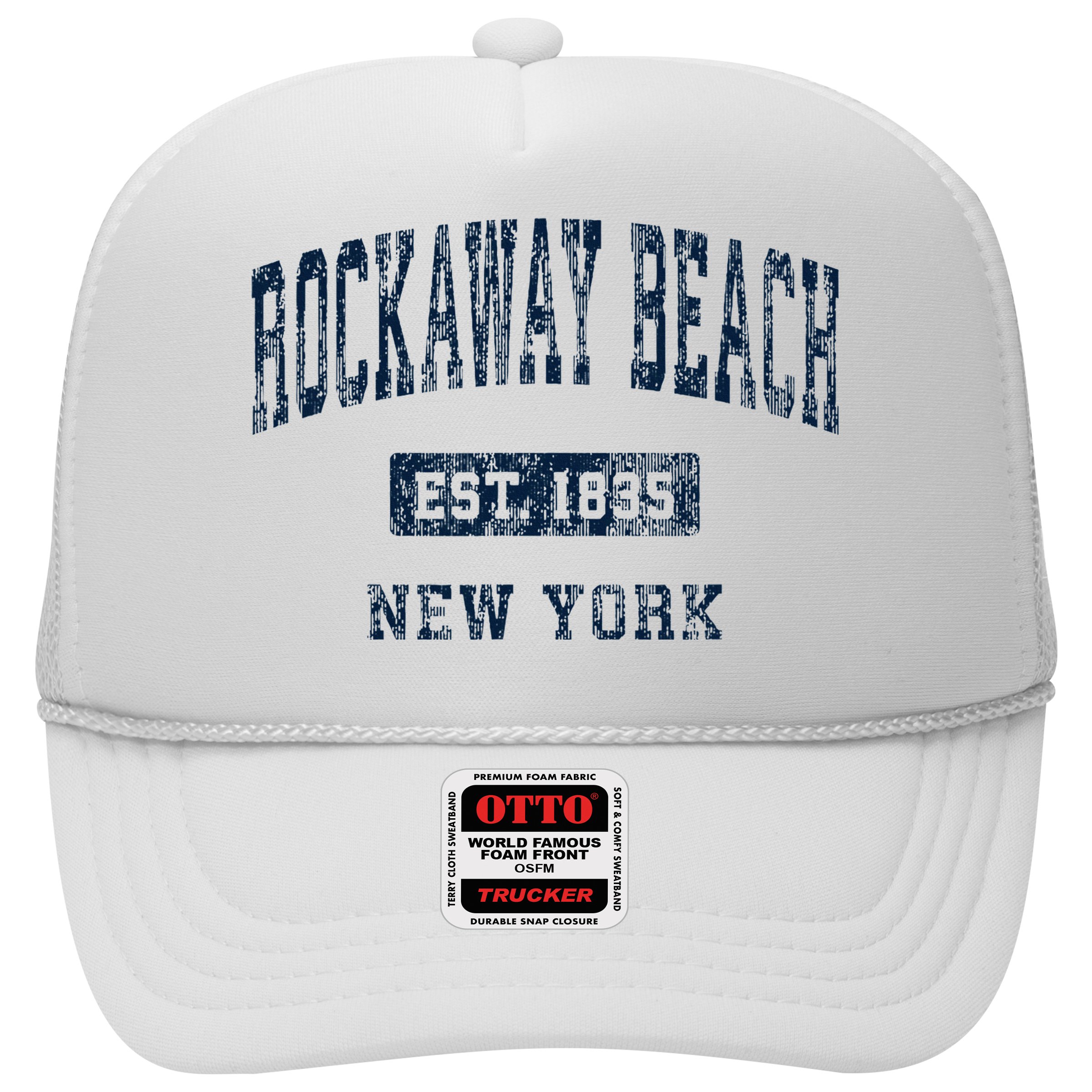 Rockaway Beach New York Ny Vintage Athletic Sports Design Hat
