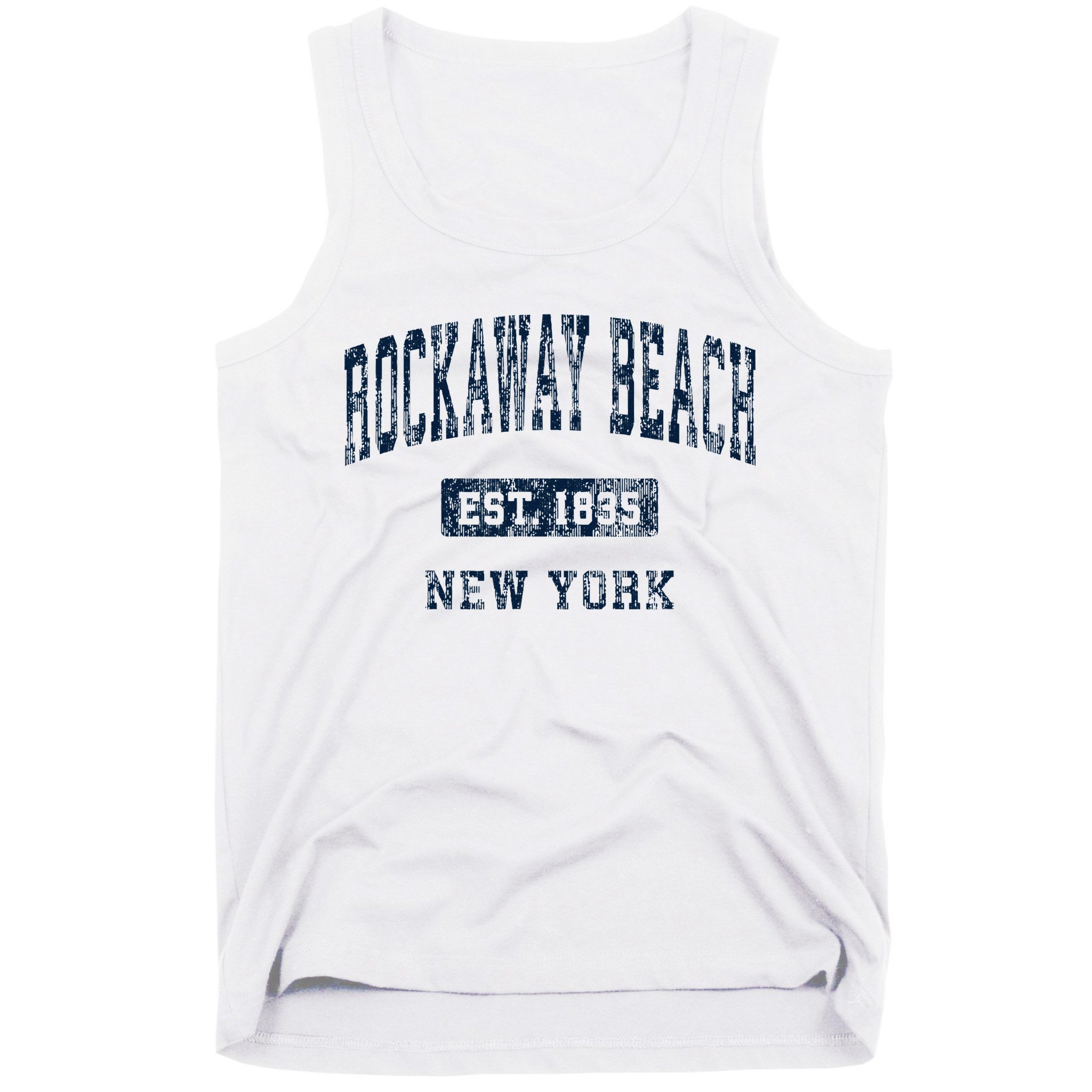 Rockaway Beach New York Ny Vintage Athletic Sports Design Tank Top