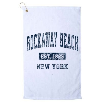 Rockaway Beach New York Ny Vintage Athletic Sports Design Golf Towel