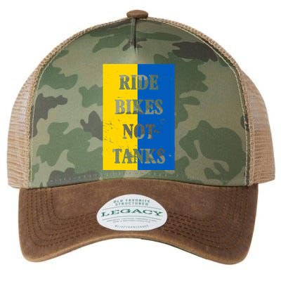 Ride Bikes Not Tanks Ukraine Legacy Tie Dye Trucker Hat