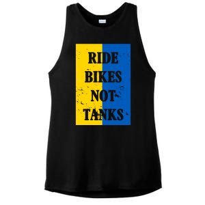 Ride Bikes Not Tanks Ukraine Ladies PosiCharge Tri-Blend Wicking Tank