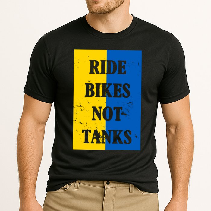 Ride Bikes Not Tanks Ukraine Cooling Performance Crew T-Shirt