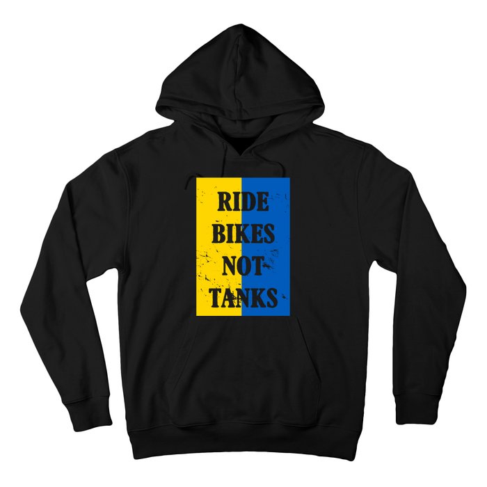 Ride Bikes Not Tanks Ukraine Hoodie