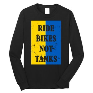 Ride Bikes Not Tanks Ukraine Long Sleeve Shirt