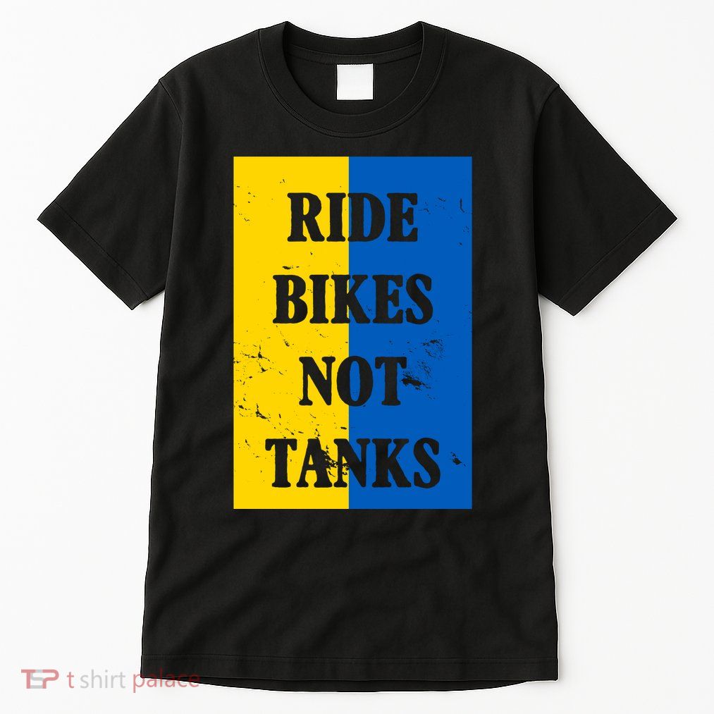 Ride Bikes Not Tanks Ukraine Tall T-Shirt