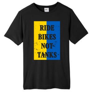 Ride Bikes Not Tanks Ukraine Tall Fusion ChromaSoft Performance T-Shirt