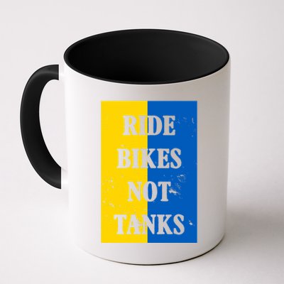 Ride Bikes Not Tanks Ukraine Mug