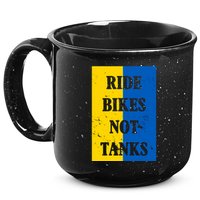 Ride Bikes Not Tanks Ukraine 15oz Campfire Ceramic Mug