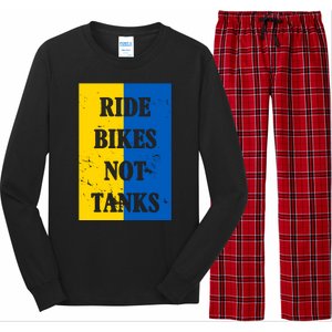 Ride Bikes Not Tanks Ukraine Long Sleeve Pajama Set