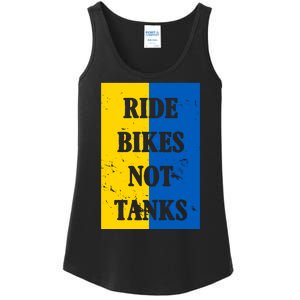 Ride Bikes Not Tanks Ukraine Ladies Essential Tank