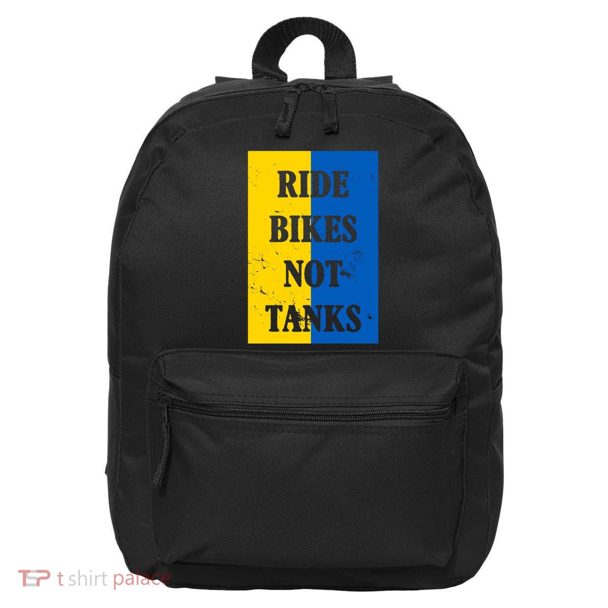 Ride Bikes Not Tanks Ukraine 16 in Basic Backpack