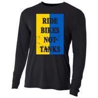 Ride Bikes Not Tanks Ukraine Cooling Performance Long Sleeve Crew