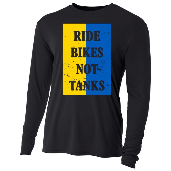 Ride Bikes Not Tanks Ukraine Cooling Performance Long Sleeve Crew