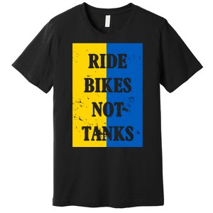 Ride Bikes Not Tanks Ukraine Premium T-Shirt