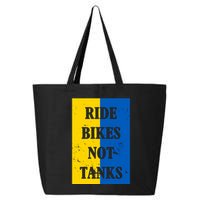 Ride Bikes Not Tanks Ukraine 25L Jumbo Tote