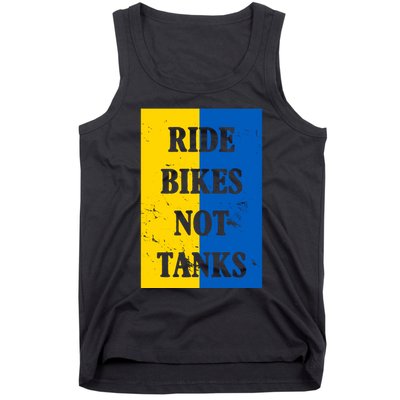 Ride Bikes Not Tanks Ukraine Tank Top