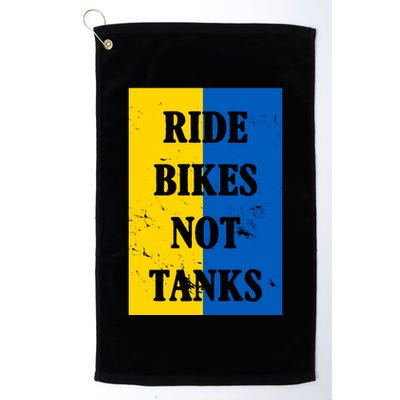 Ride Bikes Not Tanks Ukraine Golf Towel