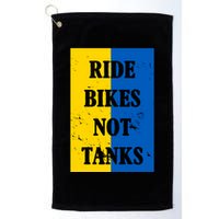 Ride Bikes Not Tanks Ukraine Golf Towel