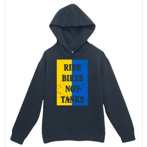 Ride Bikes Not Tanks Ukraine Urban Pullover Hoodie