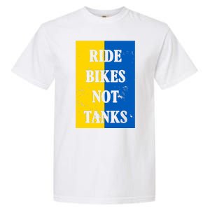 Ride Bikes Not Tanks Ukraine Garment-Dyed Heavyweight T-Shirt