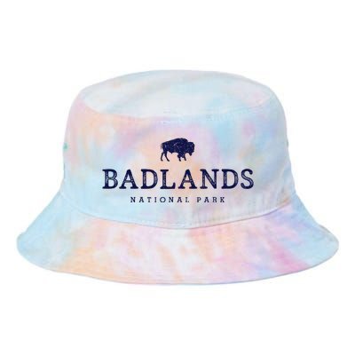 Retro Badlands National Park Bison Hiking Souvenir Tie Dye Newport Bucket Hat