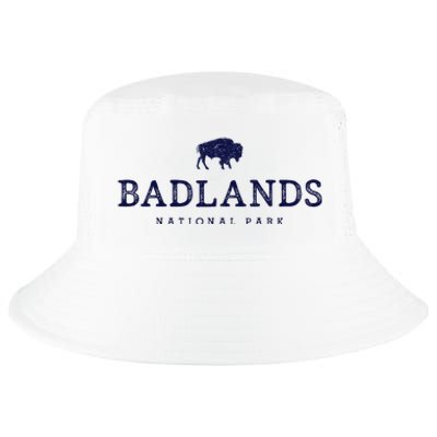 Retro Badlands National Park Bison Hiking Souvenir Cool Comfort Performance Bucket Hat