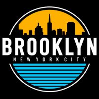 Retro Brooklyn New York City Skyline Impact Tech Backpack